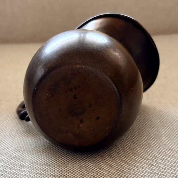 Antique Norblin & Co Small Brass Pitcher Made in Poland - Picture 9 of 9